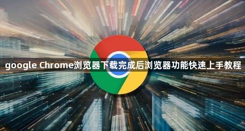 google Chrome浏览器下载完成后浏览器功能快速上手教程1