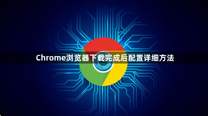Chrome浏览器下载完成后配置详细方法1
