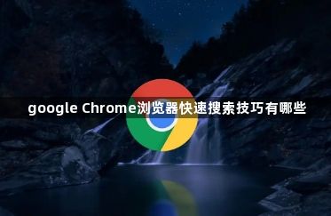 google Chrome浏览器快速搜索技巧有哪些1