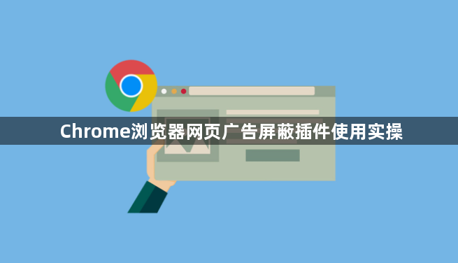 Chrome浏览器网页广告屏蔽插件使用实操1