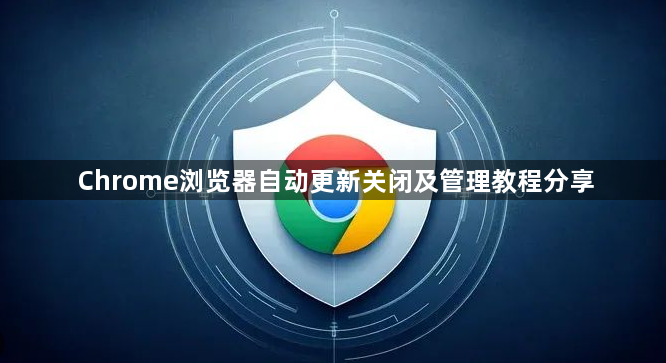 Chrome浏览器自动更新关闭及管理教程分享1