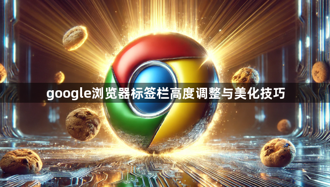 google浏览器标签栏高度调整与美化技巧1