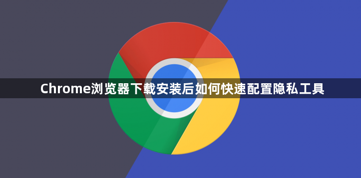 Chrome浏览器下载安装后如何快速配置隐私工具1