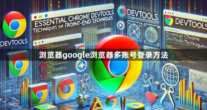 浏览器google浏览器多账号登录方法1