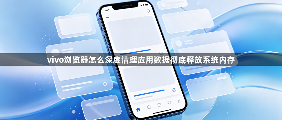 vivo浏览器怎么深度清理应用数据彻底释放系统内存1