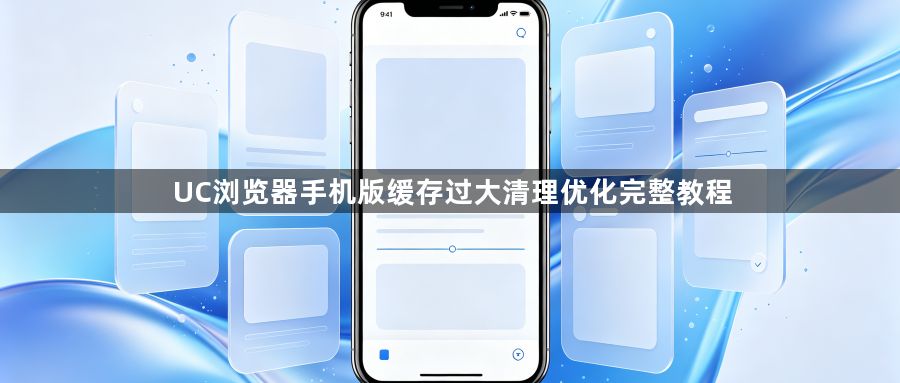 UC浏览器手机版缓存过大清理优化完整教程1