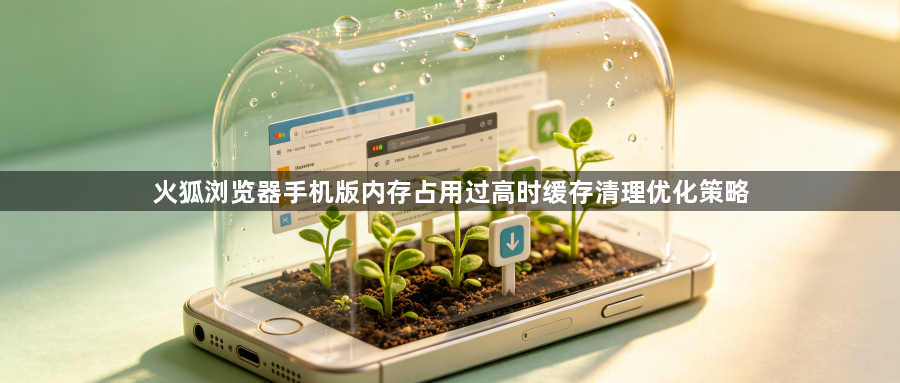 火狐浏览器手机版内存占用过高时缓存清理优化策略1