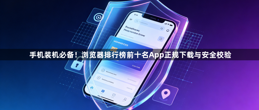 手机装机必备！浏览器排行榜前十名App正规下载与安全校验1