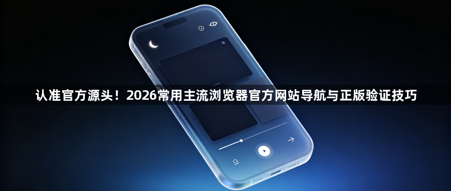 认准官方源头!2026常用主流浏览器官方网站导航与正版验证技巧1