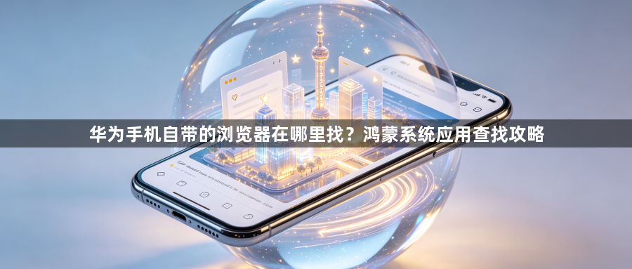 华为手机自带的浏览器在哪里找？鸿蒙系统应用查找攻略1