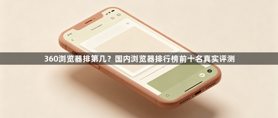 360浏览器排第几?国内浏览器排行榜前十名真实评测1