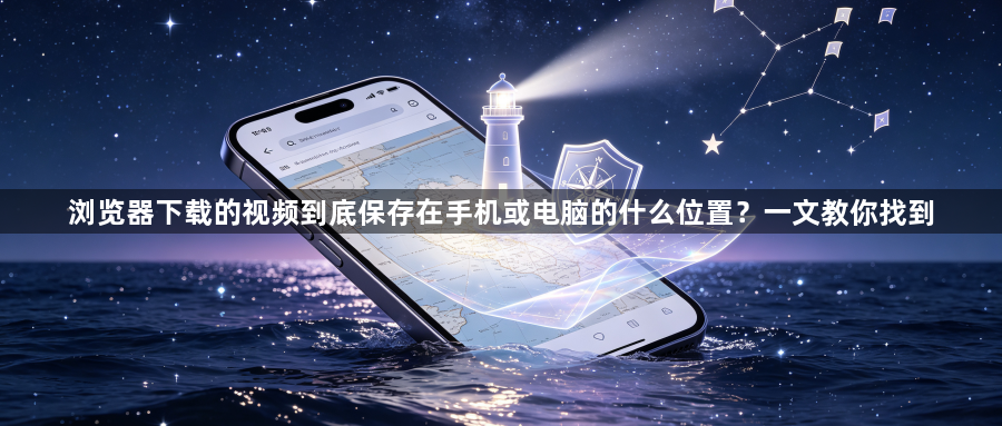 浏览器下载的视频到底保存在手机或电脑的什么位置？一文教你找到1