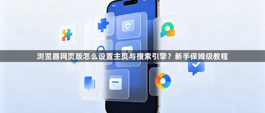 浏览器网页版怎么设置主页与搜索引擎？新手保姆级教程1