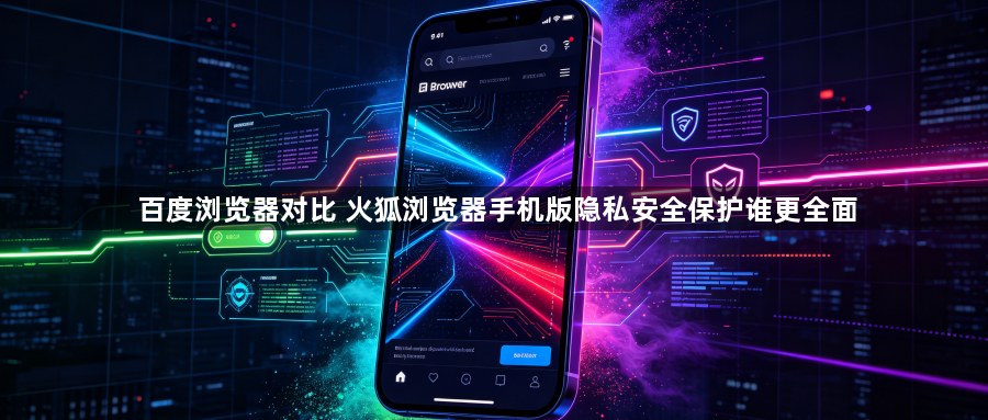 百度浏览器对比 火狐浏览器手机版隐私安全保护谁更全面1
