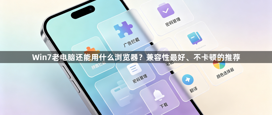 Win7老电脑还能用什么浏览器?兼容性最好、不卡顿的推荐1