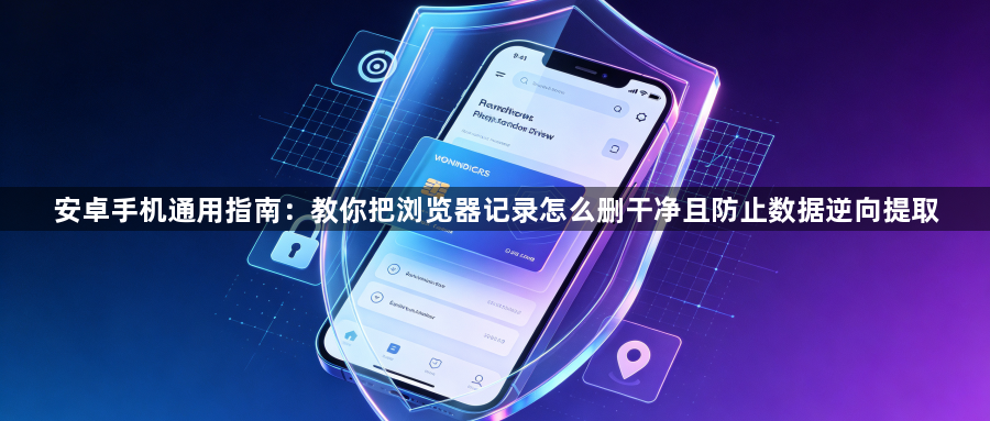 安卓手机通用指南:教你把浏览器记录怎么删干净且防止数据逆向提取1