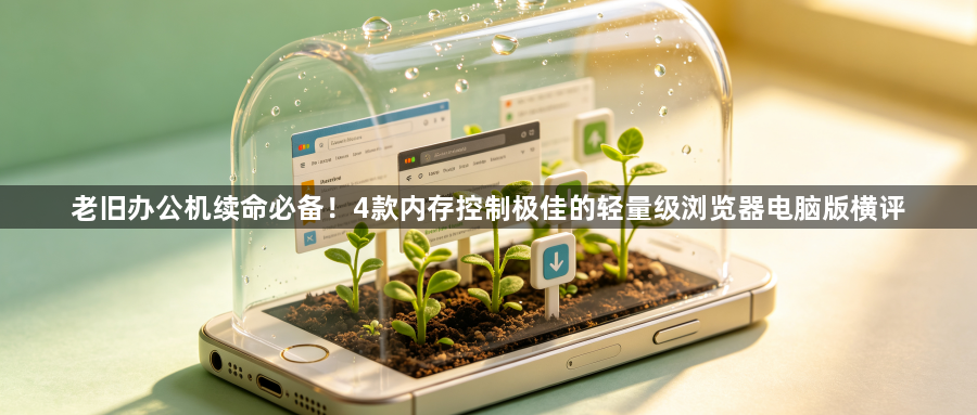 老旧办公机续命必备!4款内存控制极佳的轻量级浏览器电脑版横评1