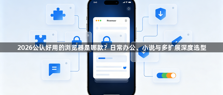 2026公认好用的浏览器是哪款？日常办公、小说与多扩展深度选型1