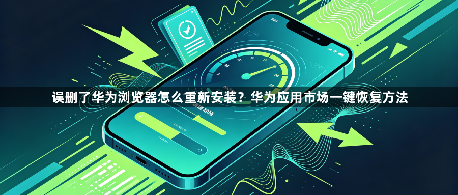 误删了华为浏览器怎么重新安装?华为应用市场一键恢复方法1