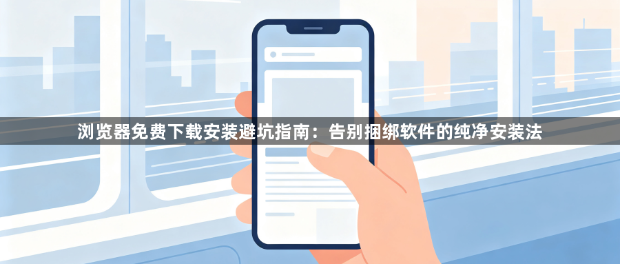 浏览器免费下载安装避坑指南：告别捆绑软件的纯净安装法1