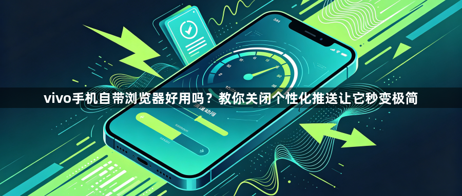 vivo手机自带浏览器好用吗？教你关闭个性化推送让它秒变极简1
