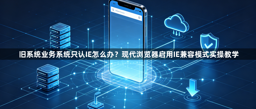 旧系统业务系统只认IE怎么办?现代浏览器启用IE兼容模式实操教学1