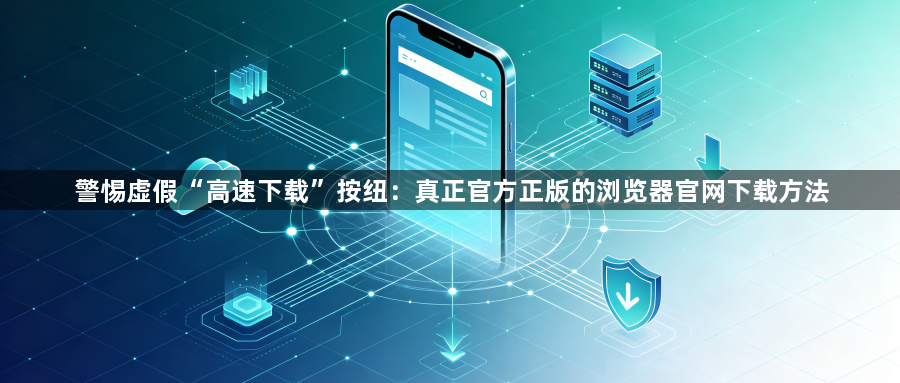 警惕虚假“高速下载”按纽：真正官方正版的浏览器官网下载方法1