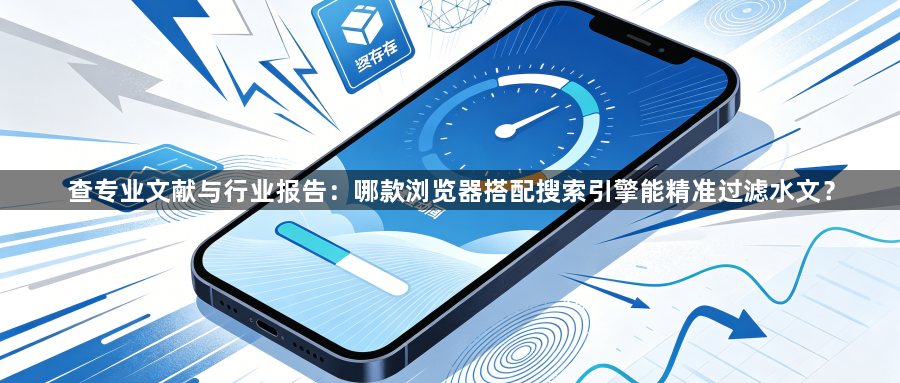 查专业文献与行业报告：哪款浏览器搭配搜索引擎能精准过滤水文？1