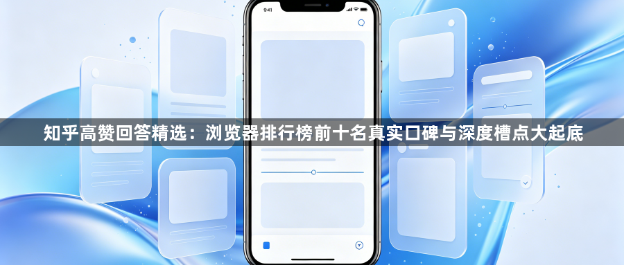 知乎高赞回答精选:浏览器排行榜前十名真实口碑与深度槽点大起底1
